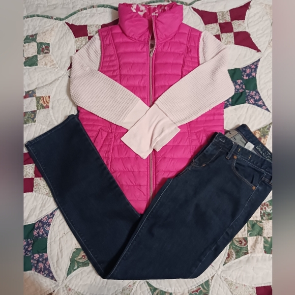 Sundance Thermal Waffle Knit Popover Top pink medium - Picture 2 of 11